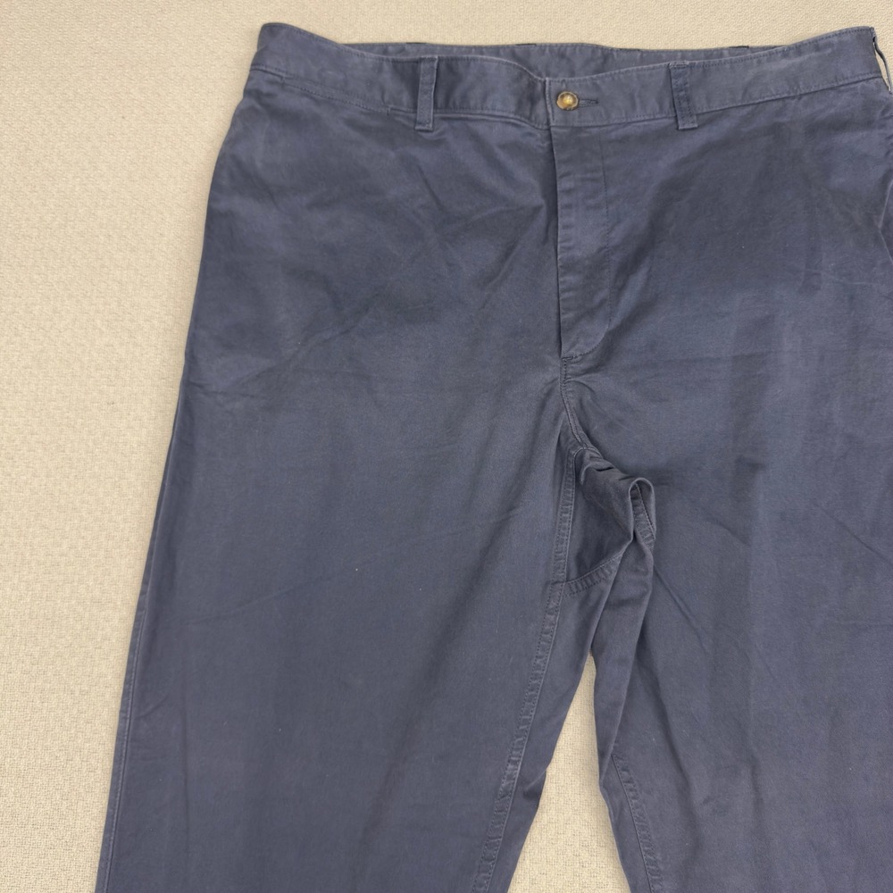 Duluth Trading Pants Mens 40x30 Navy Blue Canvas Chino Minimalist Workwear - Picture 3 of 9